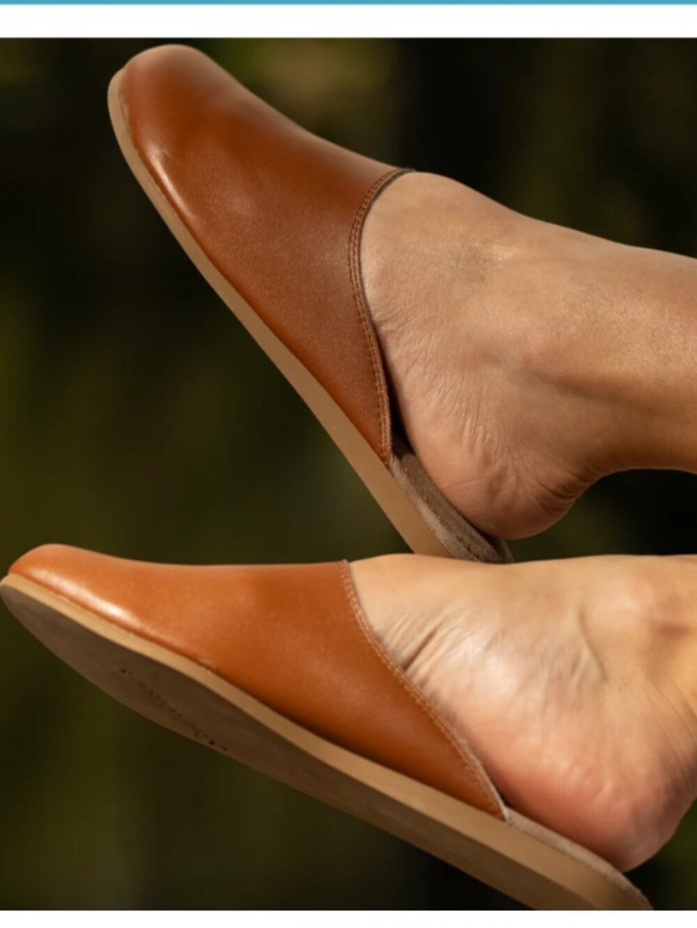 Saltwater Drift Mule In Tan Leather